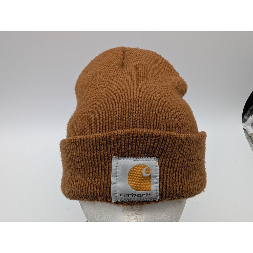 Carhartt A18BRN Brown Acrylic Watch Hat Beanie Made in USA One Size